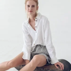 Pure Linen Collar Shirt - Epic Linen luxury linen