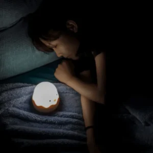 Rechargeable Silicone Chicken Egg Led Night Touch Lamp - Image 0