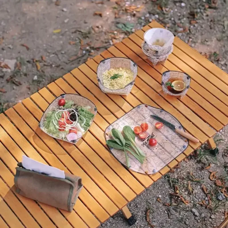 Collapsible Travel Picnic Camping Dish Set - Image 0