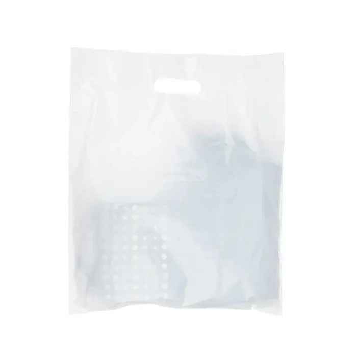 Handle Bag White 2.25 Mil, 20% Recycled Content 38,1x45,7cm