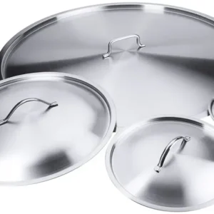 Edelstahl Deckel für Serie 2100 Kochtopf Bratpfanne Stielkasserolle 12-60cm - CPGASTRO