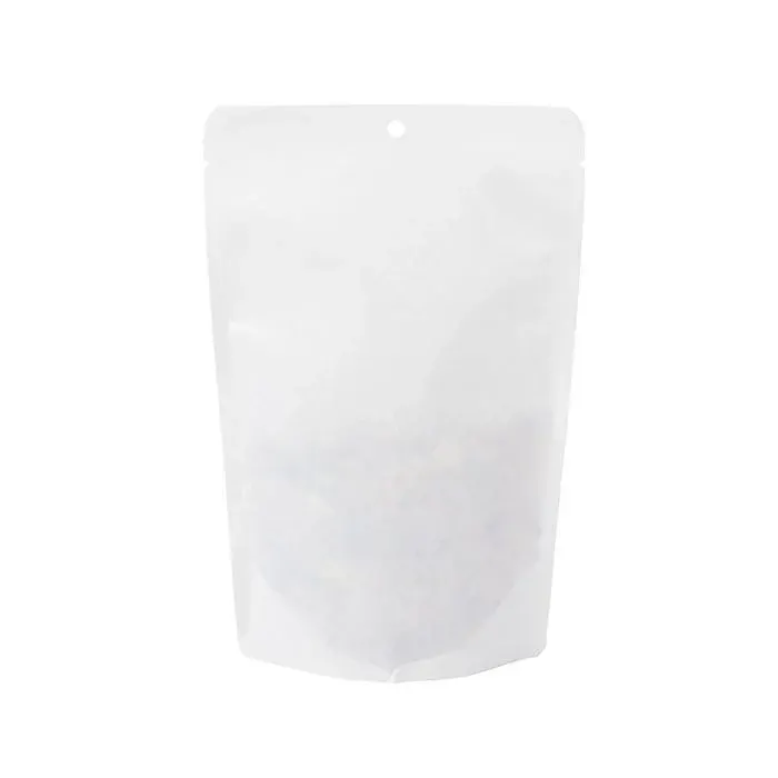 Stand Up Pouch Kraft White Eco-fiendly 14,9x8,9x23,2 cm