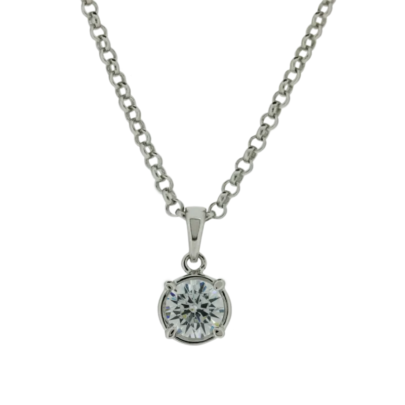 Kettenanhänger Alpenaster aus 925 Sterling Silber Schmuck für Damen Friends