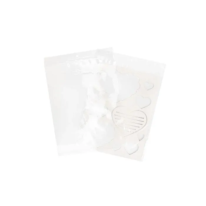 Grip Seal Bags with Hang hole 23x30.5cm Crystal Clear PP 75 micron