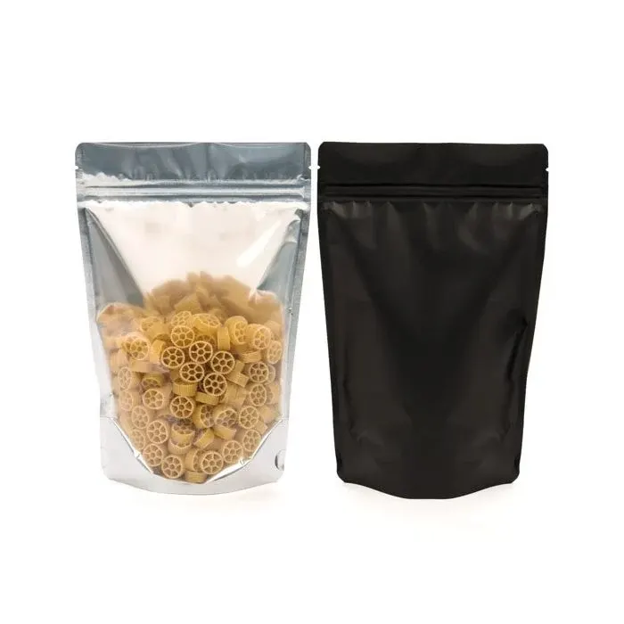 Stand Up Pouches Transparent/Black 8x5x13cm | 28 grams