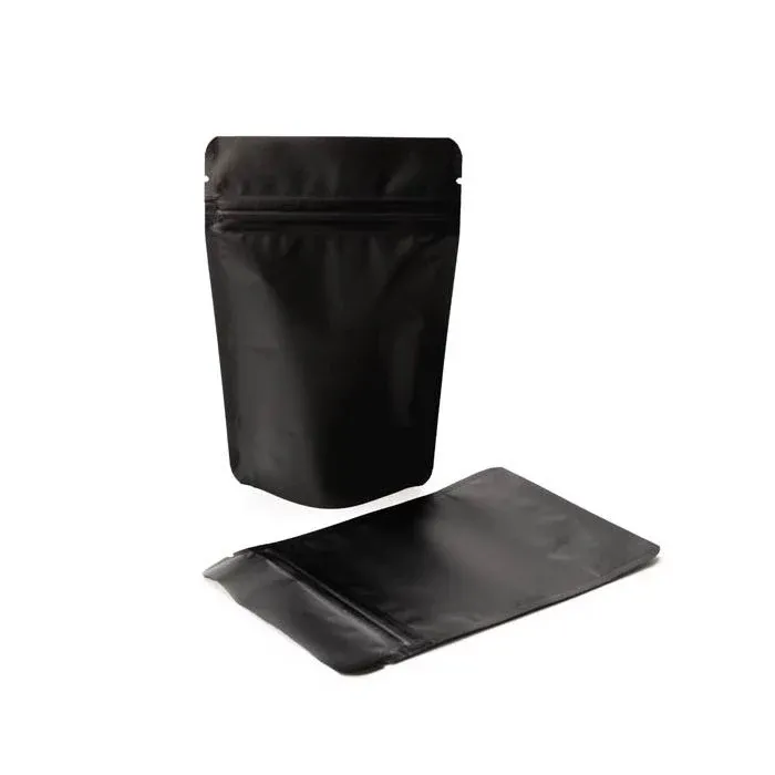 Stand Up Pouches Matt Black 10x6x15cm | 57 grams