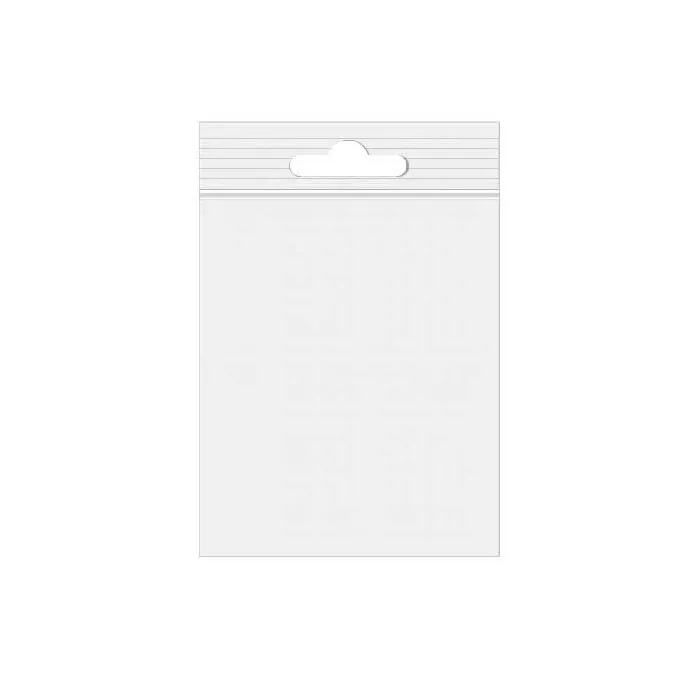 Grip Seal Bags with Euroslot 23x30.5 Crystal Clear PP 50 micron
