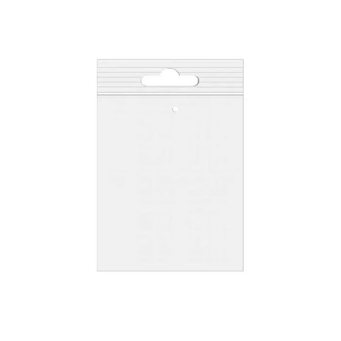 Grip Seal Bags with Euroslot and Vent-hole 23x30.5cm Crystal Clear PP 50 micron